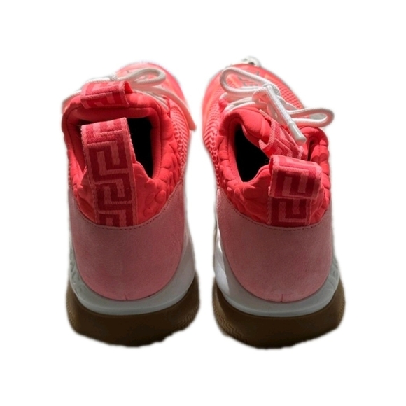 Versace Chain Reaction Neon Pink Sneakers Women's Size EU 41 US 10 (NWOT) - Picture 5 of 5